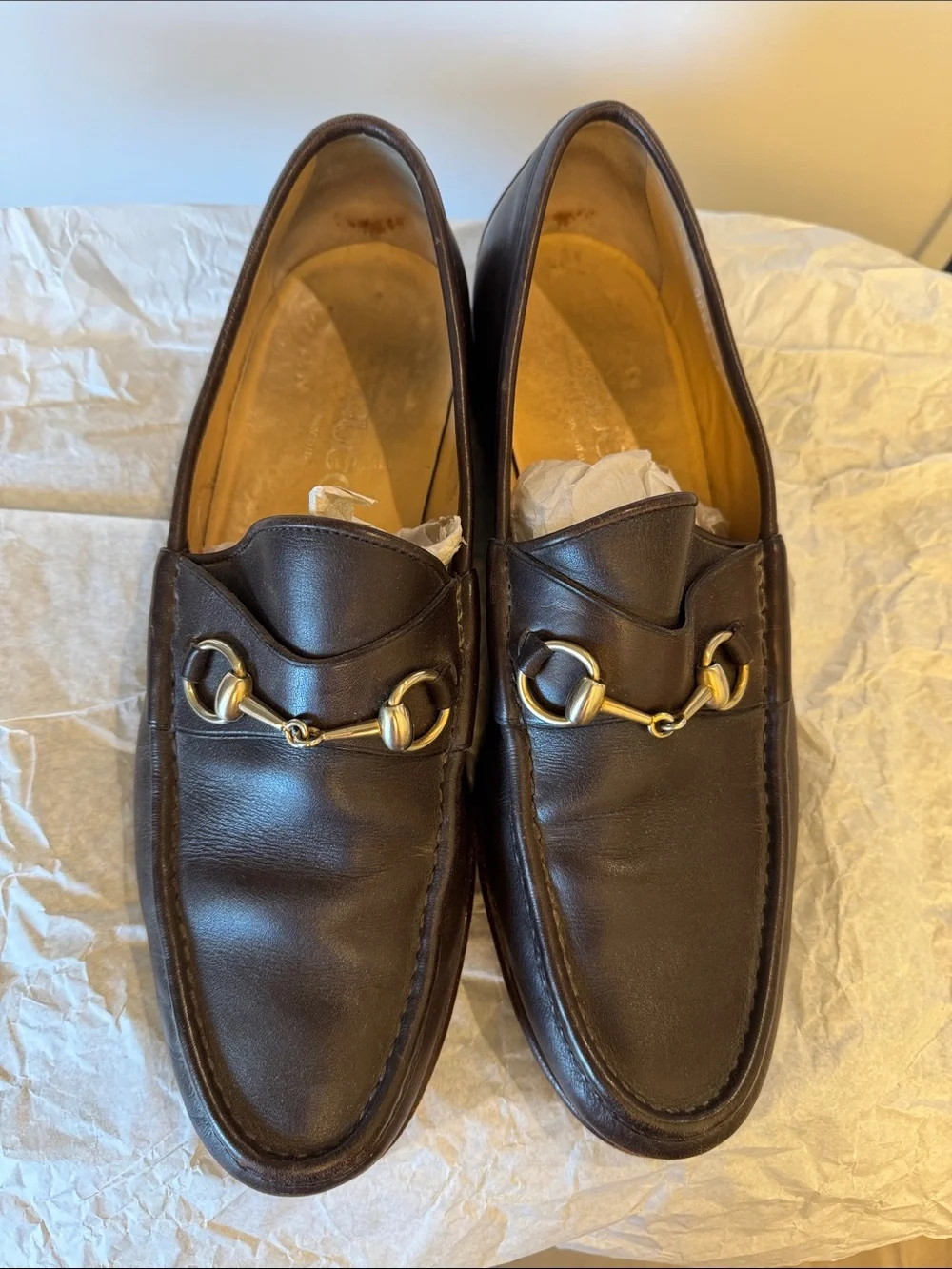 1993 Vintage Men’s Gucci Brown Horsebit Loafer